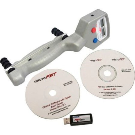 FABRICATION ENTERPRISES MicroFET„¢ HandGRIP Grip Dynamometer, Wireless with Data Collection and Clinical Software 12-0277WCD